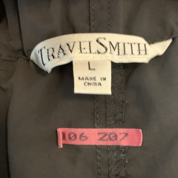 TravelSmith Pants Mens Large Convertible Nylon Outdoor Hiking Zip Off Pockets - Picture 2 of 10